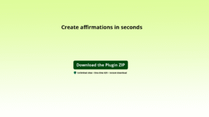 Affirmations Plugin - CTA