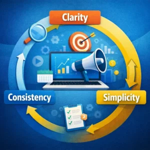 digital marketing system clarity consistency simplicity