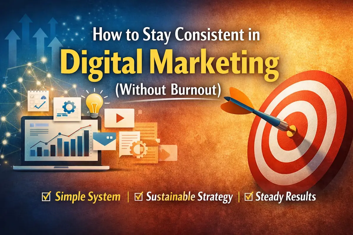 How to stay consistent in digital marketing with a simple and sustainable system