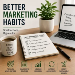 Better marketing habits create consistency and support sustainable digital marketing growth.