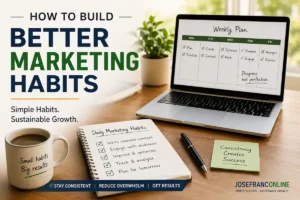 Better marketing habits help build a sustainable digital marketing system through consistent daily actions.